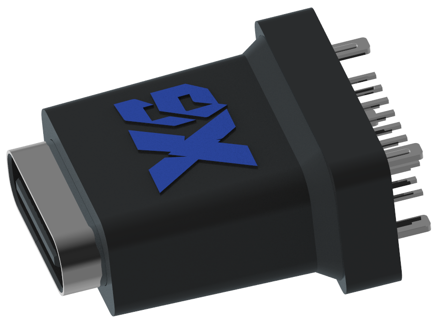 XB-TYPE C 16P-7-X XB贴片防水TYPE C插座高15mm TYPE C连接器16P 防水16P DIP H=15.0